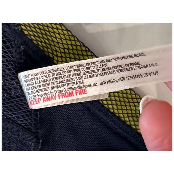 CFP Free People Intimately ‘See Through You’ Navy Blue, Neon Lime, Sz S - Picture 8 of 9